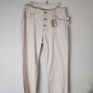 Fivestar General Relaxed Fit Womens Jeans Size 11 / 30 White Denim